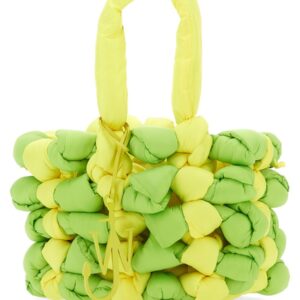 Discover the authentic jw anderson men's SMALL WOVEN TOTE BAG in GREEN