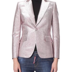 Discover the authentic Dsquared2 women's SMOKING JACKET in Pink