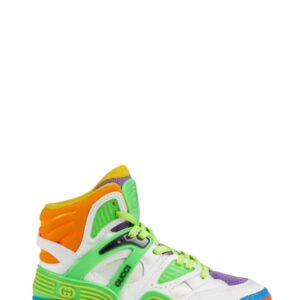 Discover the authentic Gucci women's SNEAKER BASKET in MULTICOLOUR