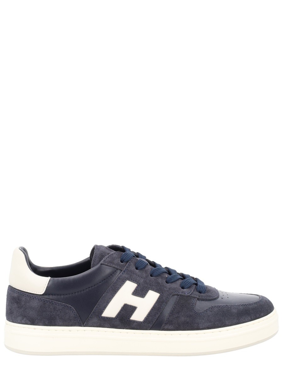 Discover the authentic Hogan men's SNEAKER "H-TV" in Blue