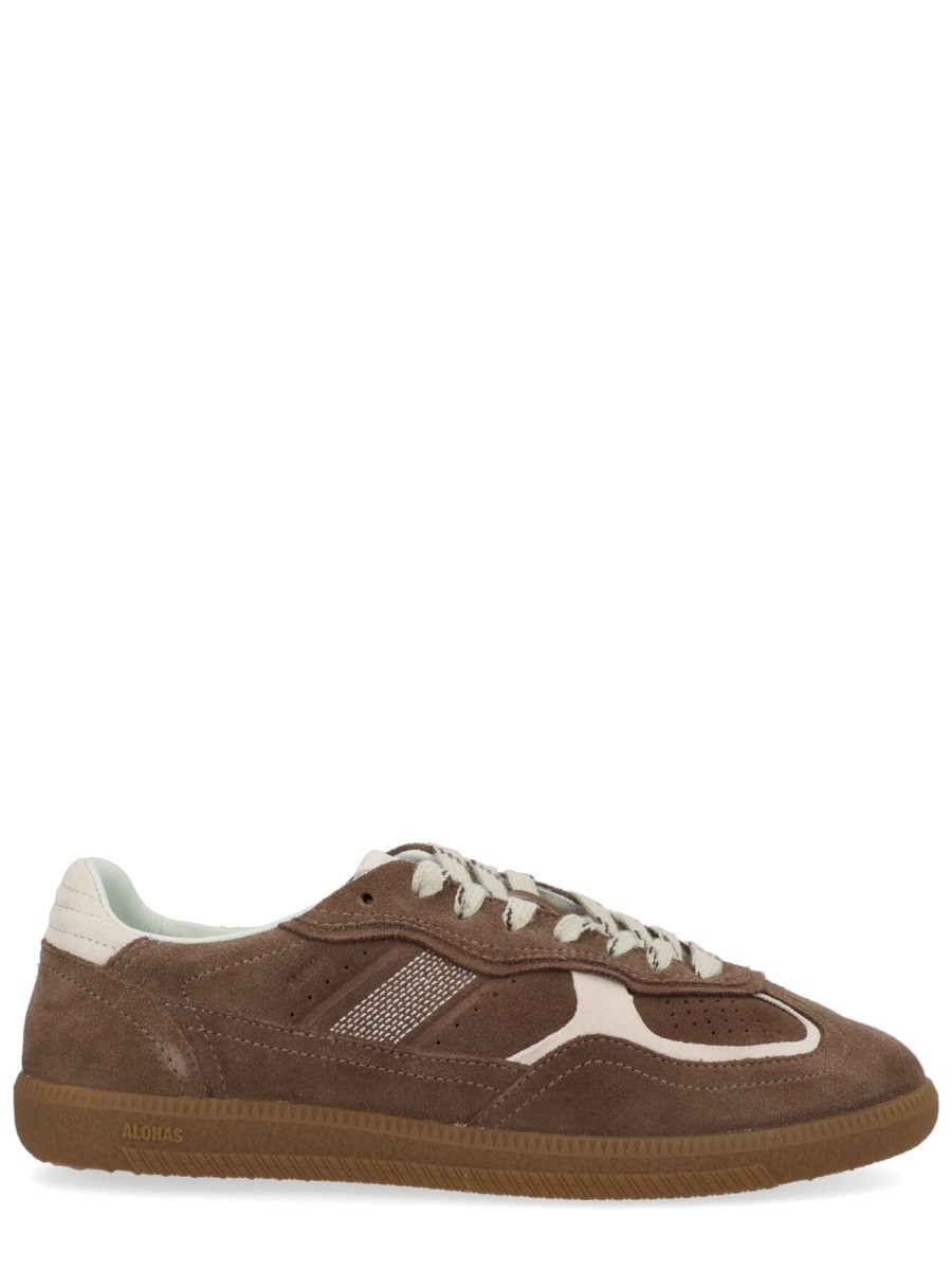 Elevate your look with the ALOHAS women's SNEAKER "RIFE" in Brown