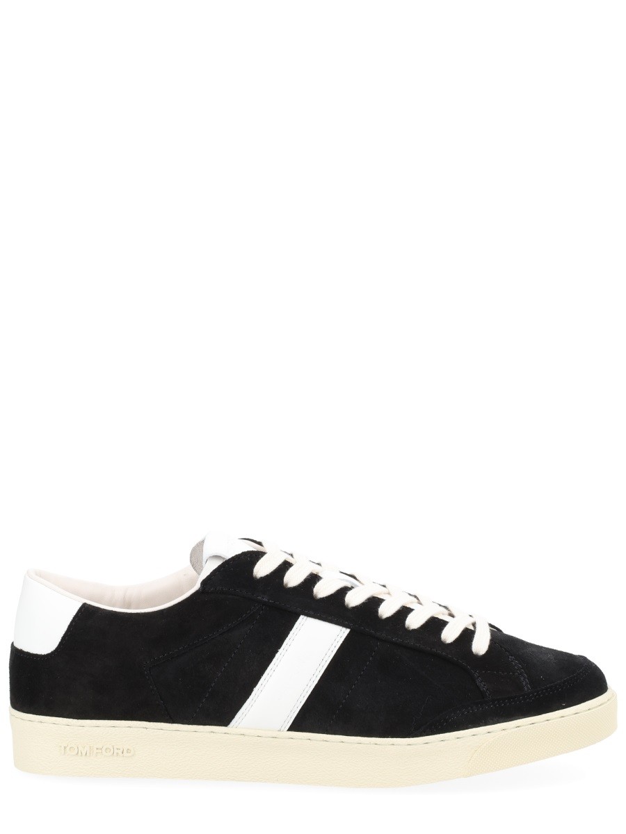 Elevate your look with the TOM FORD men's SNEAKER WITH LOGO in Black
