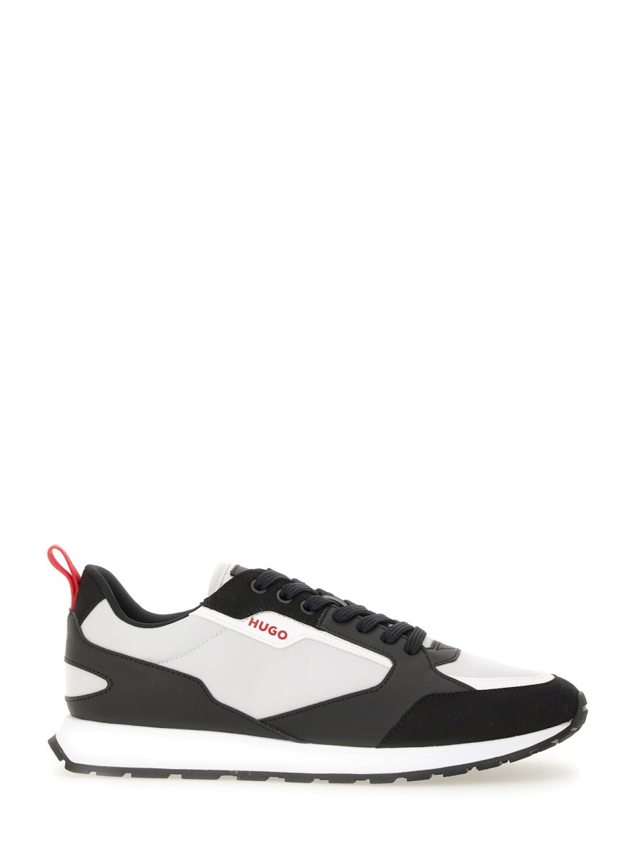 Discover the authentic Hugo men's SNEAKER WITH LOGO in Grey