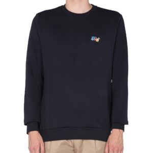 Explore the authentic PAUL SMITH men's SPLATTER PRINT SWEATSHIRT in Blue