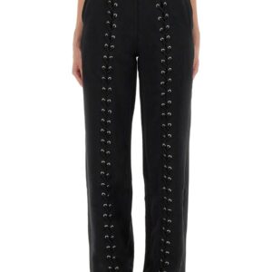 Explore the authentic ROTATE BIRGER CHRISTENSEN women's SPORTS PANTS WITH LACES in Black