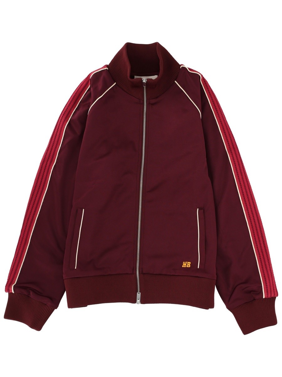 Explore the authentic WALES BONNER unisex SPORTS SWEATSHIRT in Bordeaux