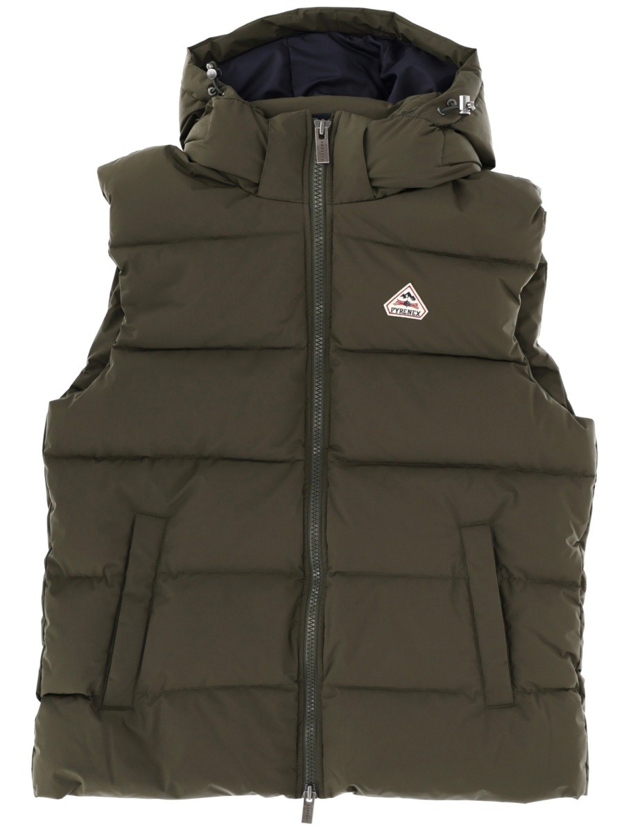 Discover the authentic PYRENEX unisex "SPOUTNIC" VEST in GREEN