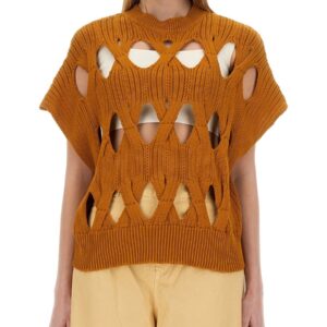 Refresh your wardrobe with the ALYSI women's "SPRINGTIME" JERSEY in orange
