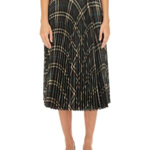 Refresh your wardrobe with the Burberry women's SQUARED SKIRT in MULTICOLOUR