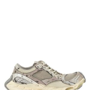 Discover the authentic Balenciaga women's "STAPLER" SNEAKER in beige