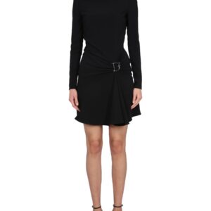 Refresh your wardrobe with the Dsquared2 women's STATEMENT DRESS in Black