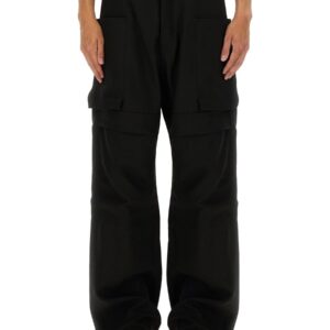 Refresh your wardrobe with the RICK OWENS men's STEFAN CARGO PANTS in Black