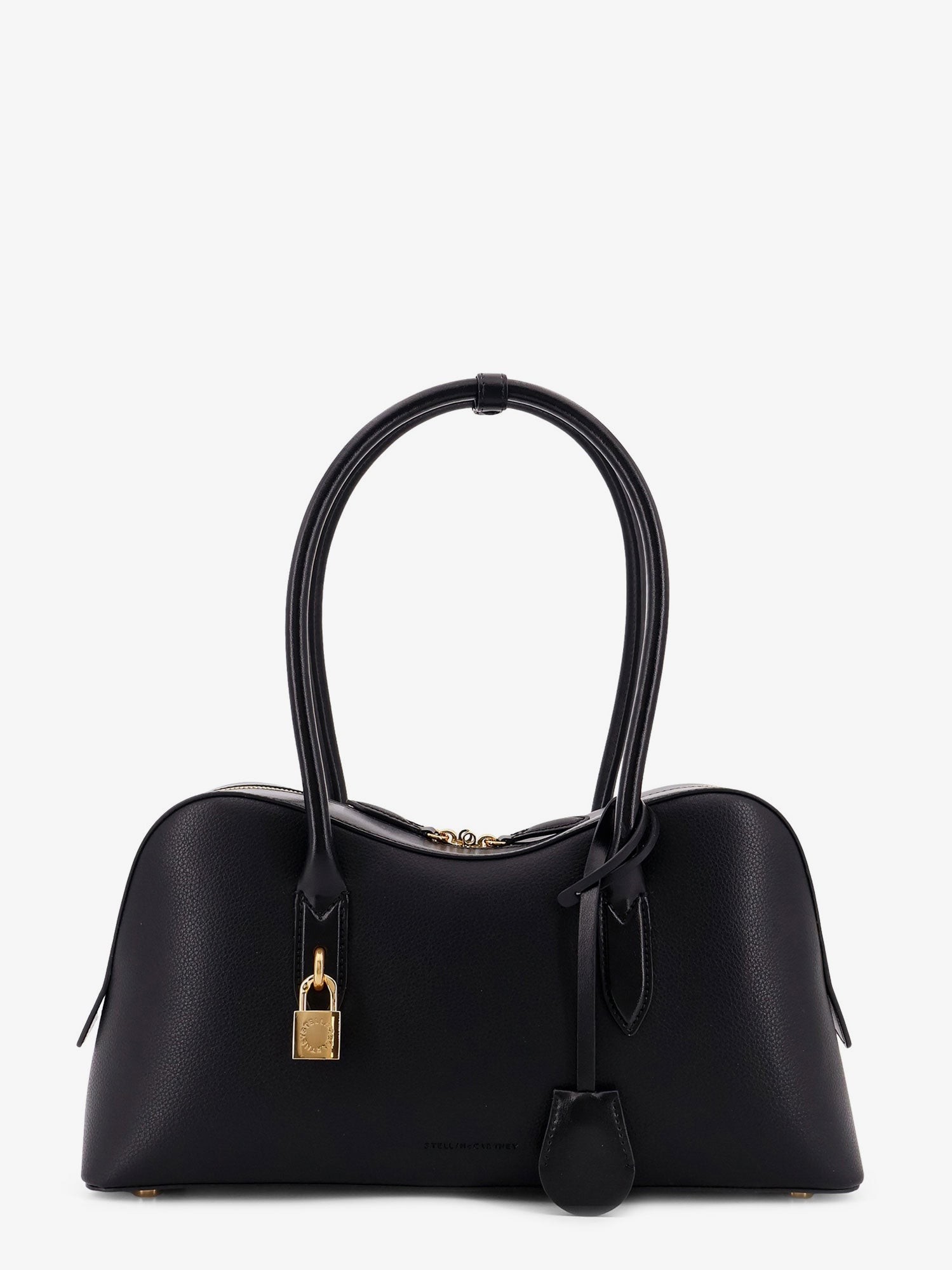 Shop the authentic stella mccartney women's Stella Ryder Medium vegan leather shoulder bag in Black