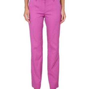 Refresh your wardrobe with the MAGDA BUTRYM women's STRAIGHT-LEG PANTS in Fuchsia
