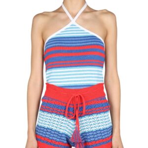 Refresh your wardrobe with the GALLO 1927 women's STRIPED PATTERN TOP in MULTICOLOUR