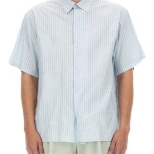 Refresh your wardrobe with the Lanvin men's STRIPED SHIRT in Azure