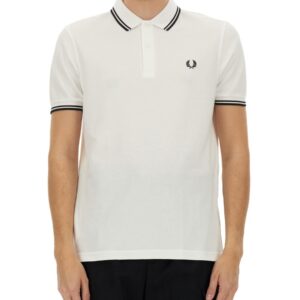 Explore the authentic COMME DES GARCONS SHIRT men's "STRONG WILL" POLO SHIRT in White