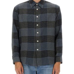 Discover the authentic SUNFLOWER men's "STUDIO" SHIRT in Blue
