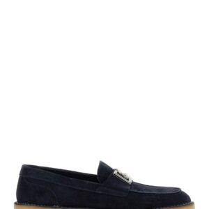 Elevate your look with the Dolce & Gabbana men's SUEDE LOAFER in Blue