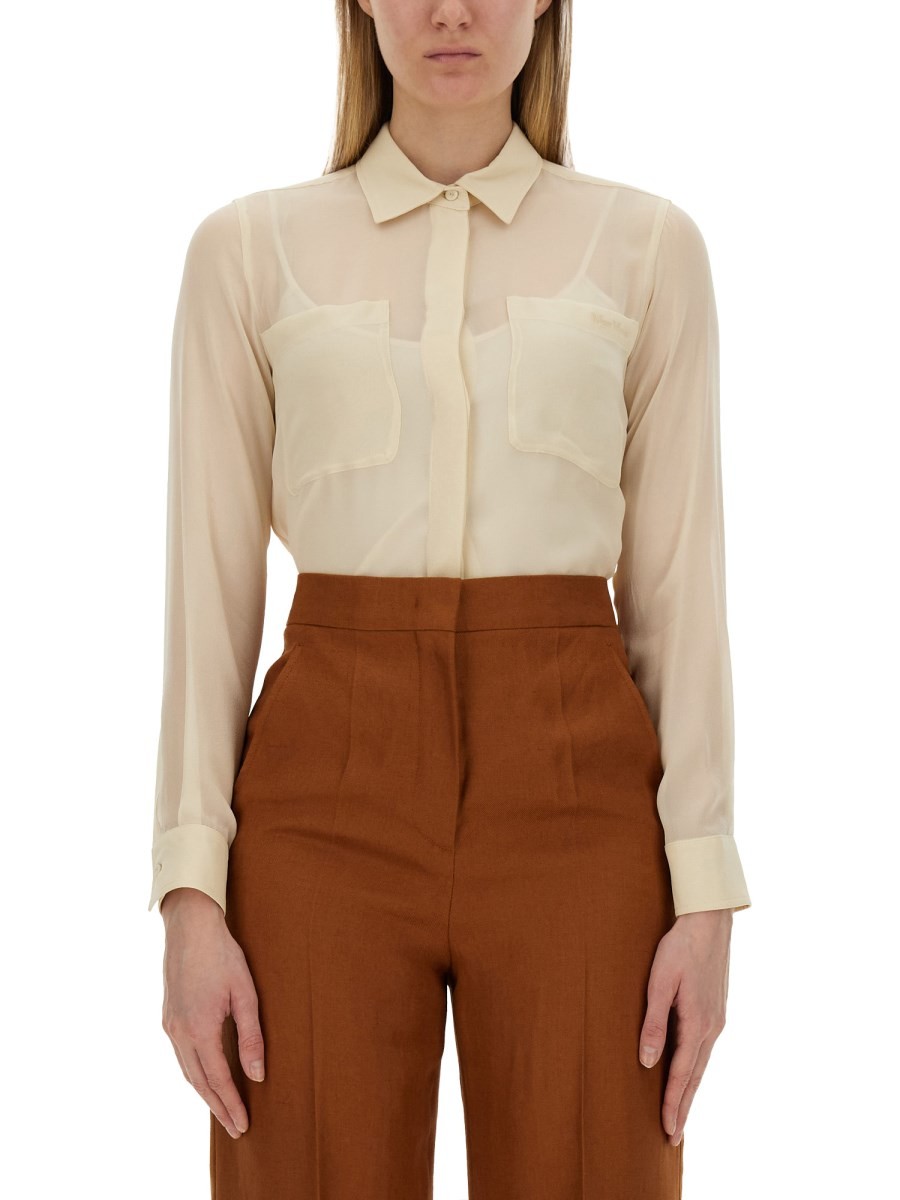Discover the authentic Max Mara women's "SUMMER CLAM" SHIRT in Ivory