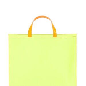 Shop the authentic COMME DES GARCONS WALLET unisex SUPER FLUO LEATHER TOTE BAG in MULTICOLOUR