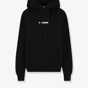Explore the authentic JIL SANDER men's Sustainable cotton sweatshirt in Nero