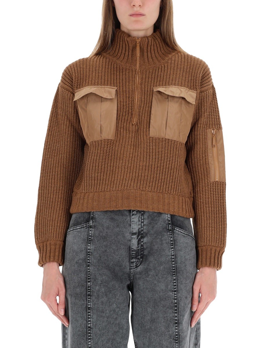 Explore the authentic BAUM UND PFERDGARTEN women's SWEATER "CLYDE" in Brown