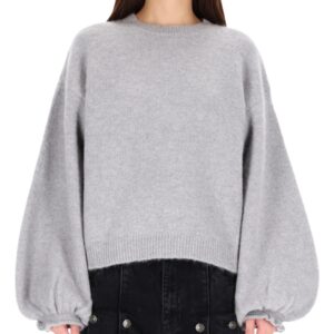 Discover the authentic ROTATE BIRGER CHRISTENSEN women's SWEATER WITH WIDE SLEEVES in Grey