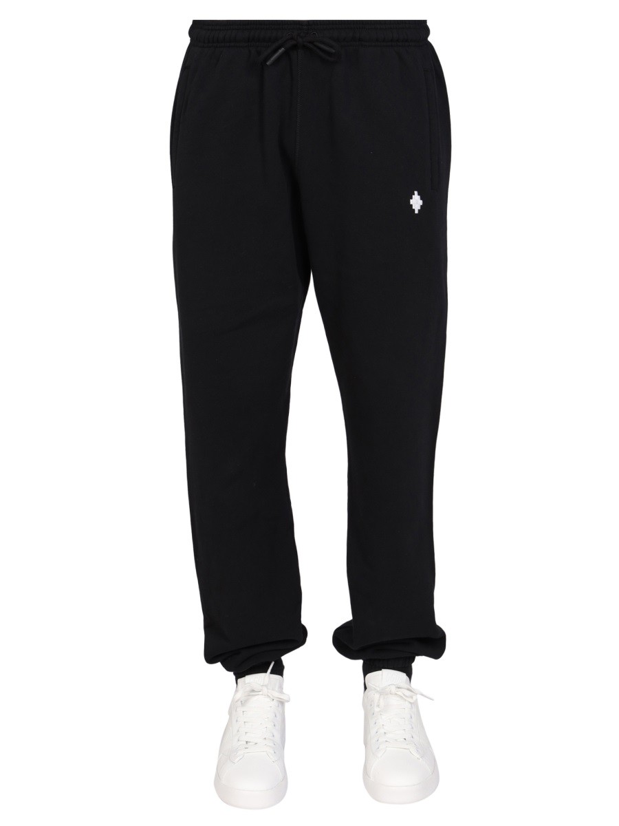 Explore the authentic MARCELO BURLON COUNTY OF MILAN men's SWEATPANTS in Black