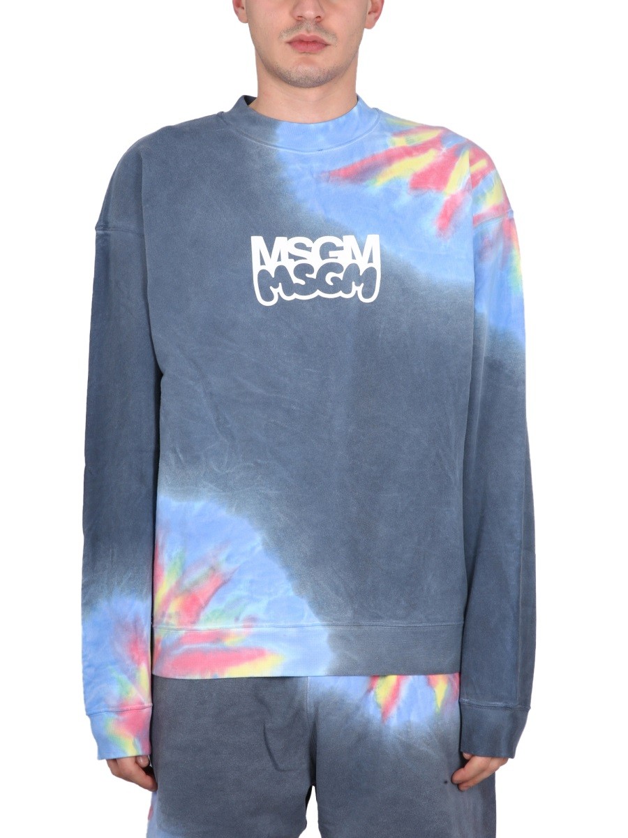Explore the authentic msgm men's SWEATSHIRT MSGM X BUTTER STUDIO in MULTICOLOUR