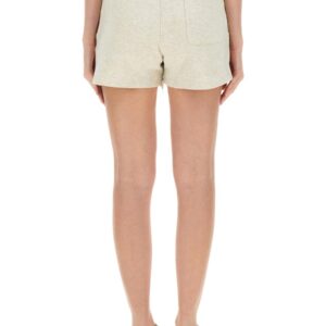Discover the authentic Autry women's SWEATSHIRT SHORTS in beige