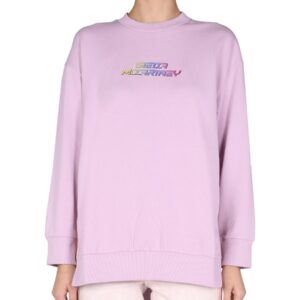Explore the authentic stella mccartney women's SWEATSHIRT WITH 3D LOGO in Lilac
