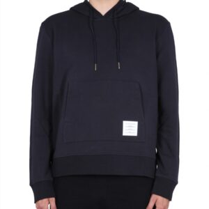 Explore the authentic THOM BROWNE men's SWEATSHIRT WITH EMBROIDERY in Blue