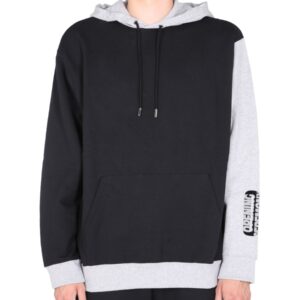 Explore the authentic OPENING CEREMONY men's SWEATSHIRT WITH FLOCKED LOGO in Black