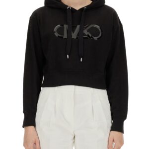 Explore the authentic MICHAEL BY MICHAEL KORS women's SWEATSHIRT WITH LOGO in Black