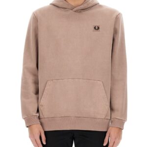 Refresh your wardrobe with the FRED PERRY men's SWEATSHIRT WITH LOGO in Pink