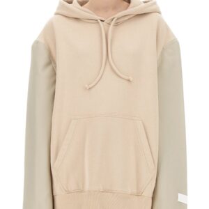 Explore the authentic MM6 MAISON MARGIELA women's SWEATSHIRT WITH LOGO in beige