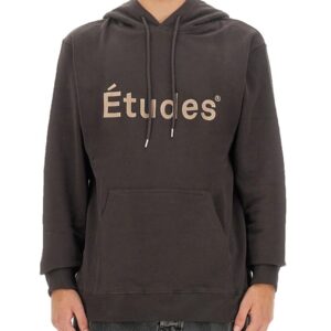 Refresh your wardrobe with the ÉTUDES men's SWEATSHIRT WITH LOGO in Brown