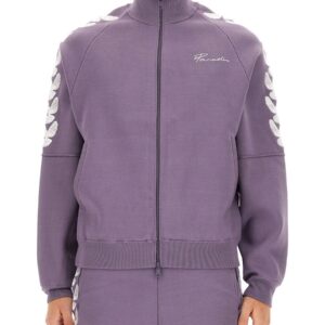 Refresh your wardrobe with the 3.PARADIS men's SWEATSHIRT WITH LOGO in Purple