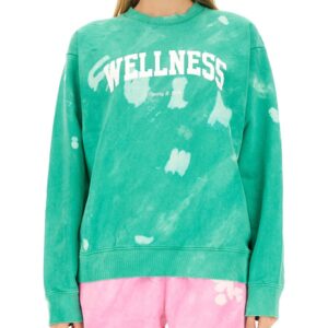 Explore the authentic SPORTY&RICH unisex SWEATSHIRT WITH LOGO in White