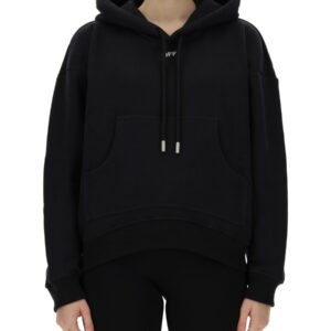 Refresh your wardrobe with the Off-white women's SWEATSHIRT WITH LOGO in Black