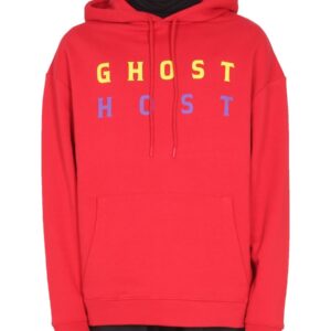 Elevate your look with the RAF SIMONS men's SWEATSHIRT WITH LOGO in Red