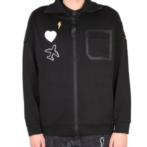 Discover the authentic Boss men's SWEATSHIRT WITH LOGO in Black