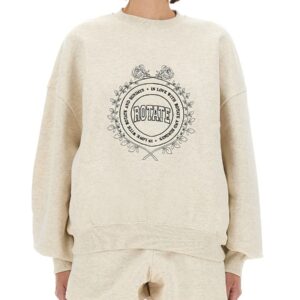 Explore the authentic ROTATE BIRGER CHRISTENSEN women's SWEATSHIRT WITH LOGO in Grey