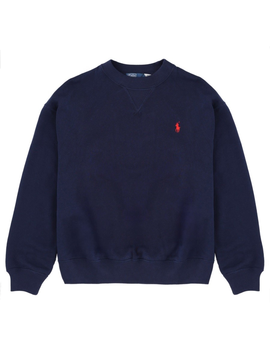 Explore the authentic Polo Ralph Lauren women's SWEATSHIRT WITH LOGO in Blue