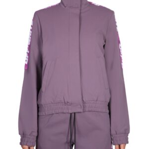 Discover the authentic Off-white women's SWEATSHIRT WITH LOGO BANDS in Purple