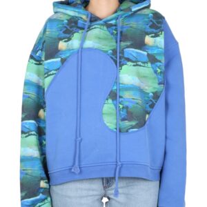 Refresh your wardrobe with the ERL unisex SWEATSHIRT WITH PRINT in GREEN