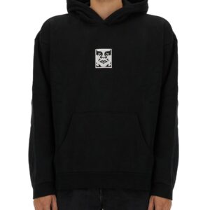 Refresh your wardrobe with the OBEY men's SWEATSHIRT WITH PRINT in Black