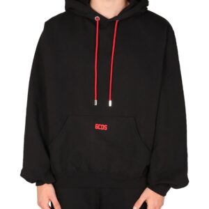 Discover the authentic gcds men's SWEATSHIRT WITH RUBBER LOGO in Black