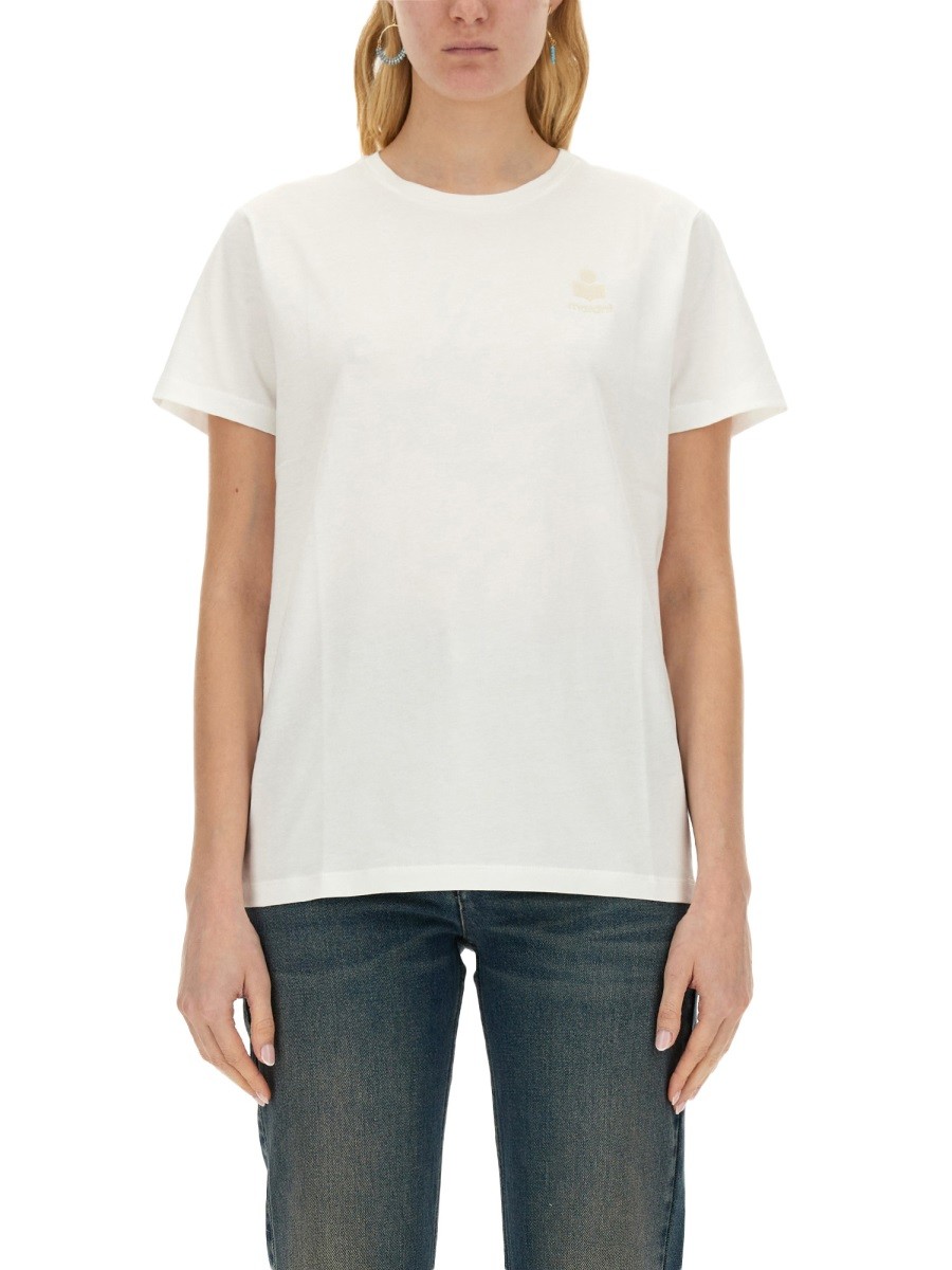 Discover the authentic MARANT ETOILE women's T-SHIRT "ABY" in White